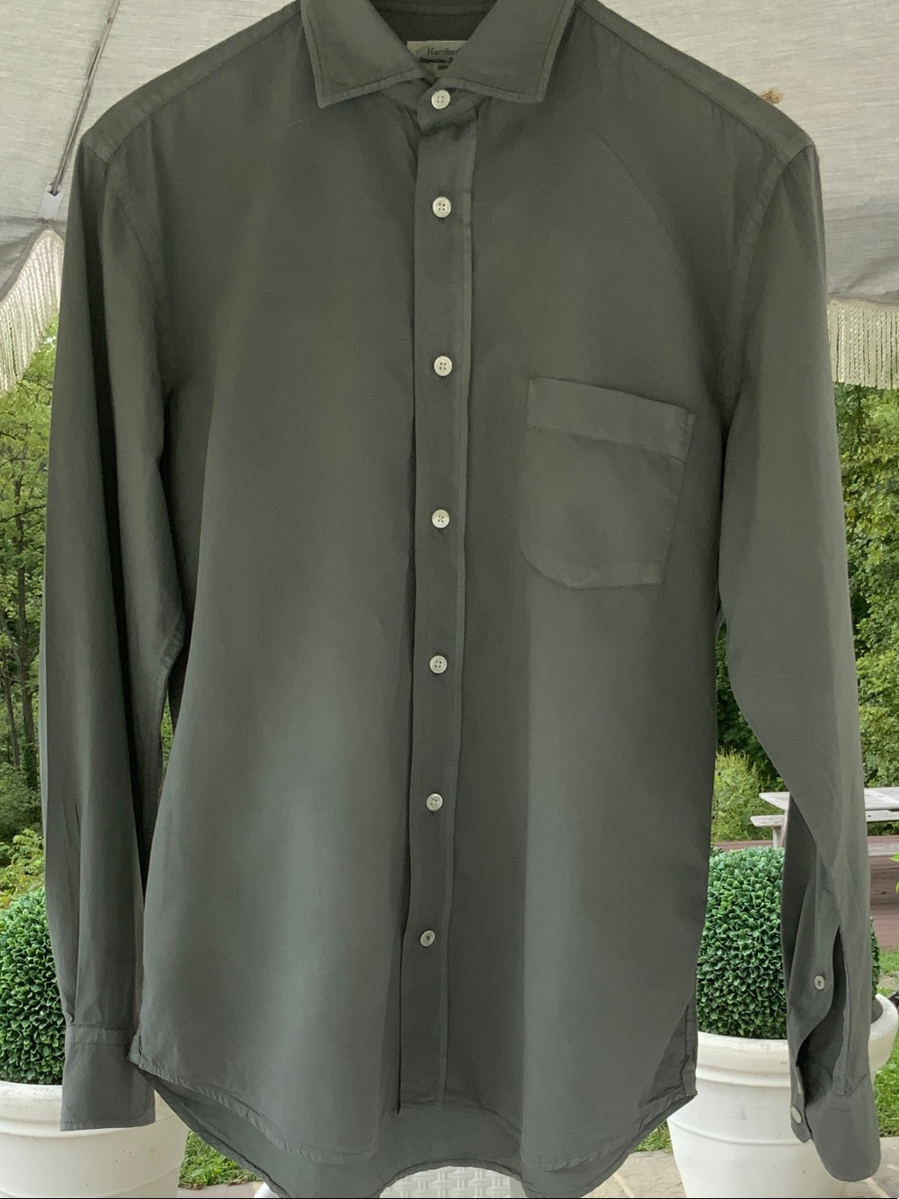 Hartford French Men's Button-Up Shirt Small